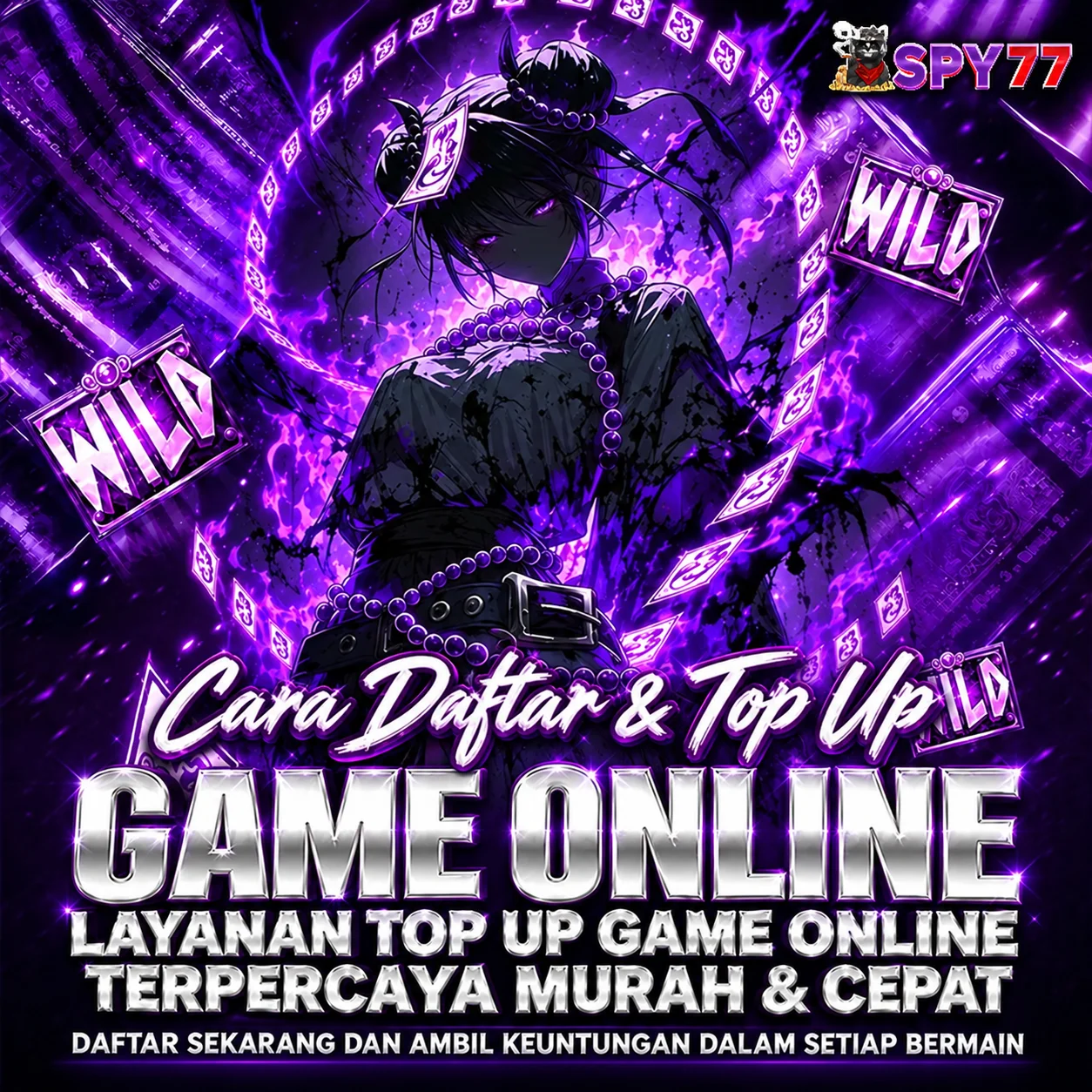 SPY77 - Cara Daftar & Top Up Game Online Murah & Cepat